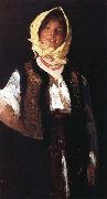 Nicolae Grigorescu Cheerful young Peasant Sweden oil painting artist